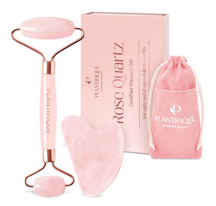 PLANTIFIQUE Rose Quartz Face Roller